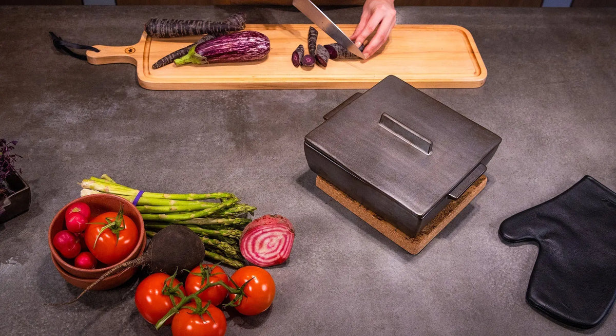 Dutchdeluxes uunivuoka keraaminen mattamusta pieni - Laatukaluste