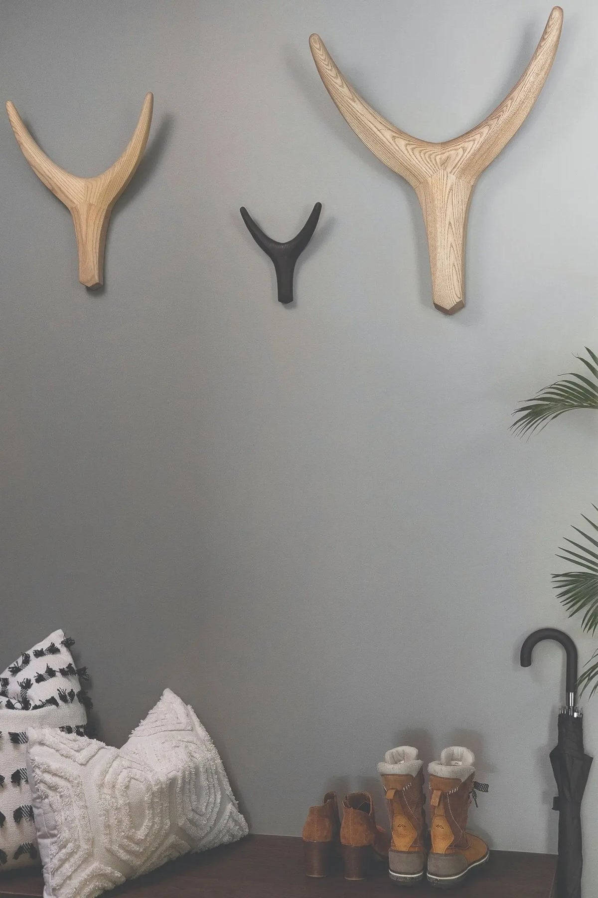 EKTA Living Nguni Head S seinäkoriste musta - Laatukaluste