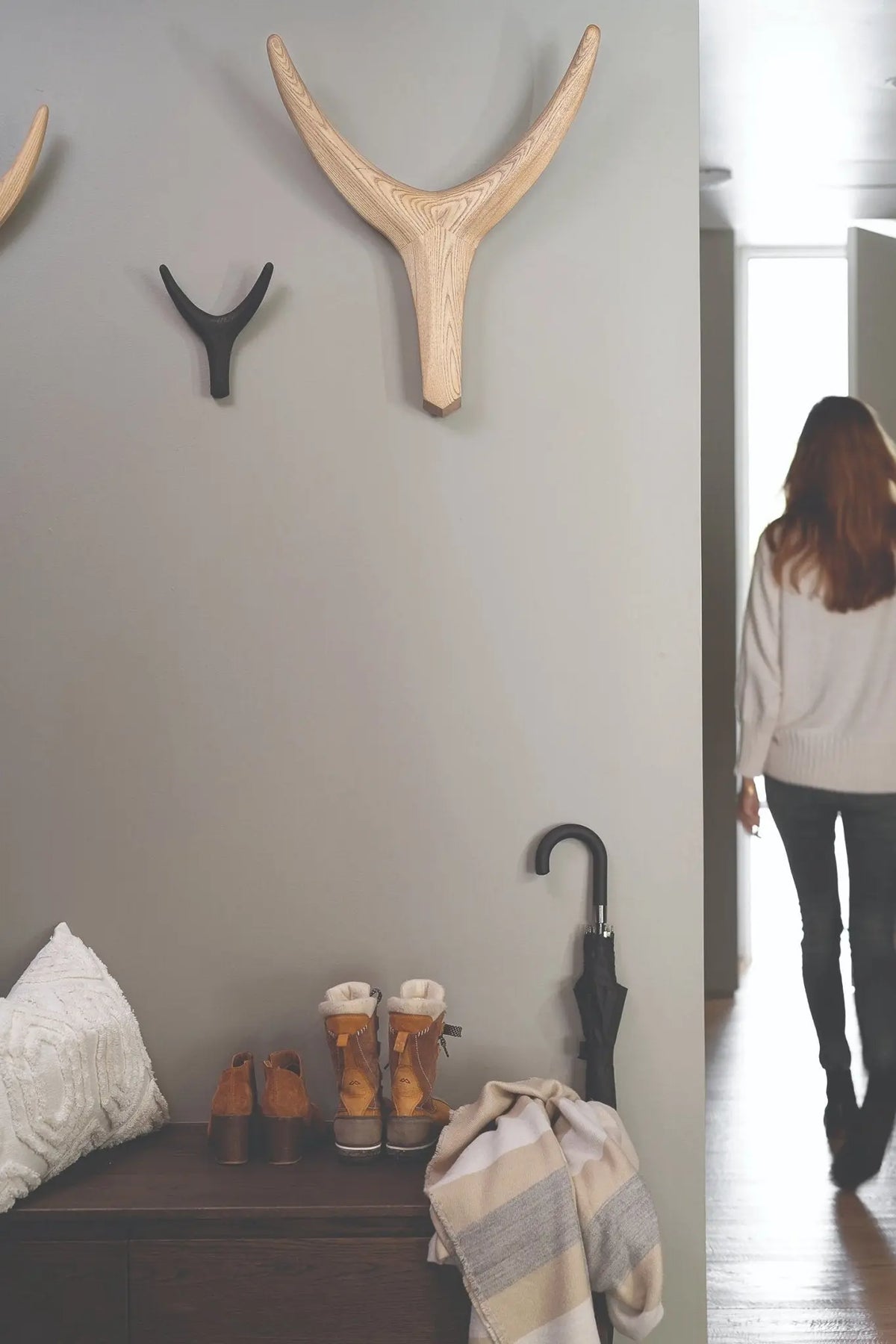 EKTA Living Nguni Head S seinäkoriste musta - Laatukaluste