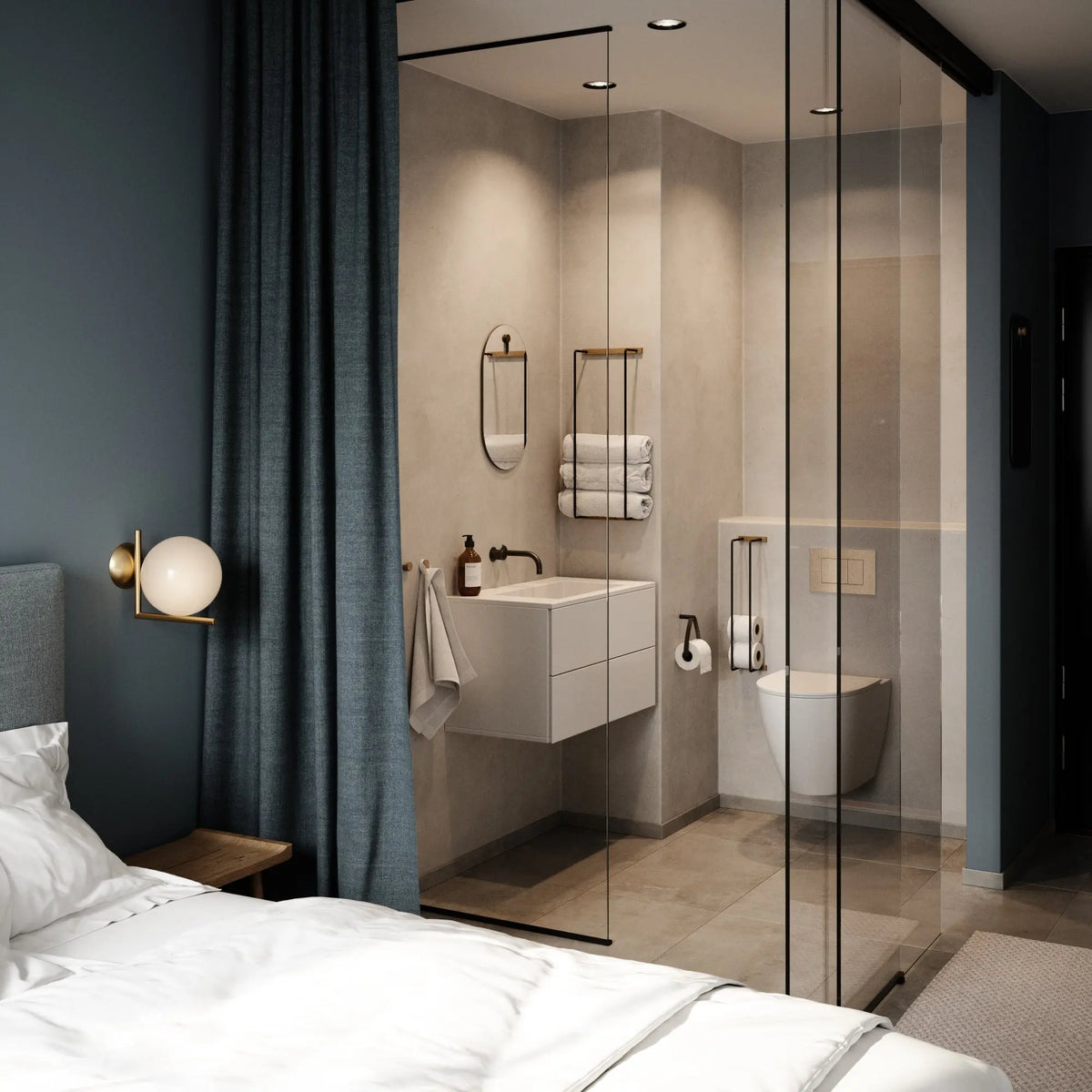 EKTA Living pyyhkeiden säilytysteline öljytty tammi - Laatukaluste