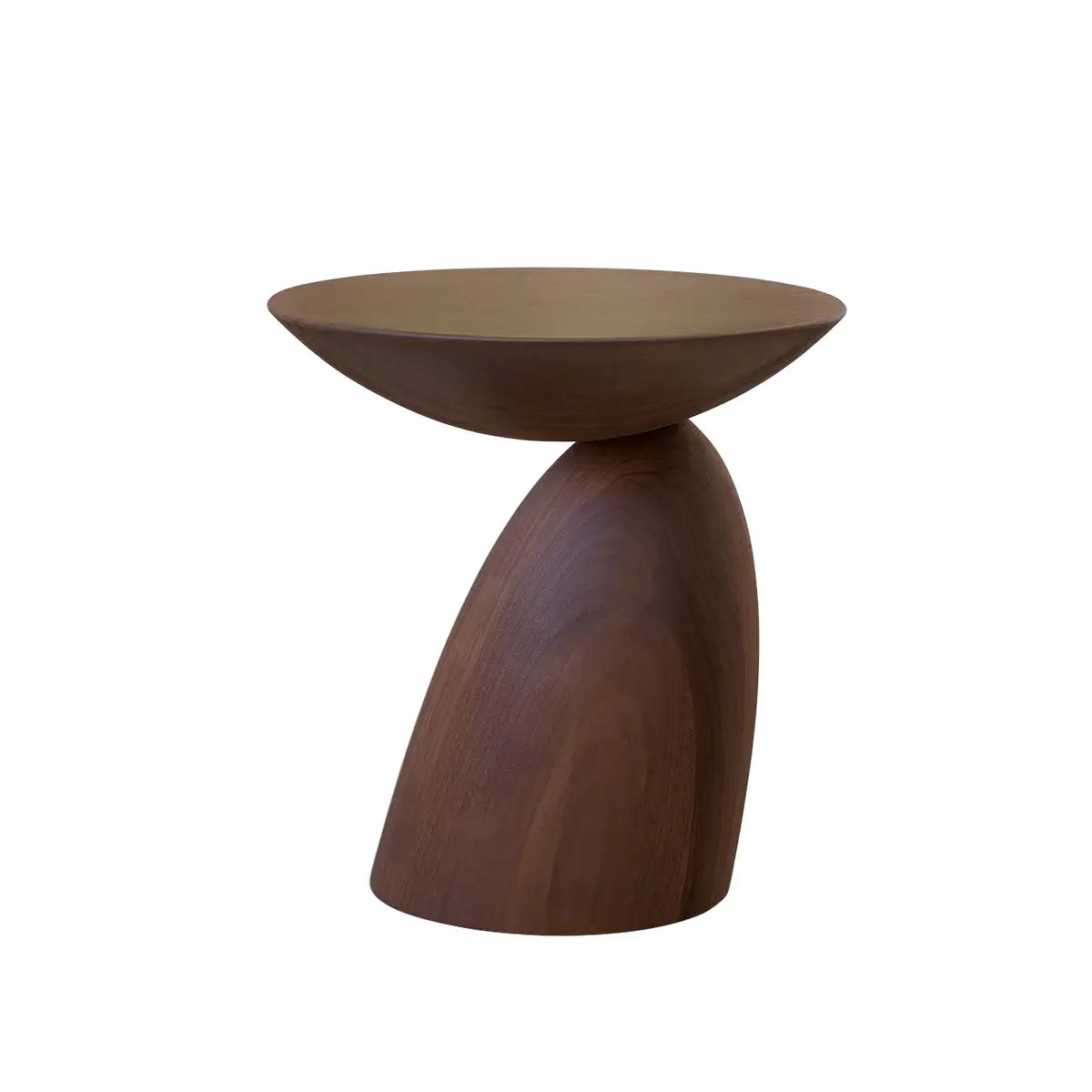 Eero Aarnio Originals Wooden Parabel sivupöytä pähkinä Eero Aarnio Originals