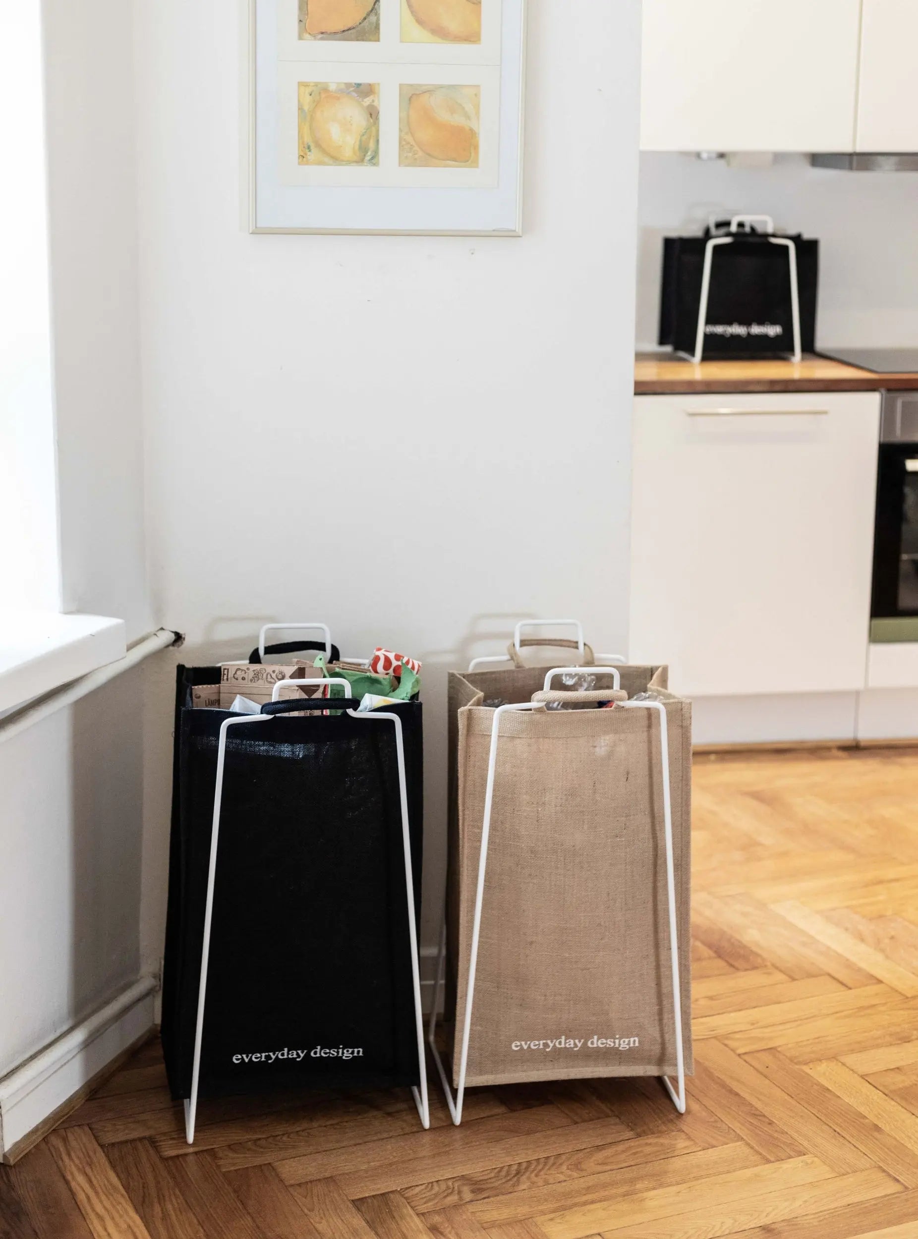 Everyday Design Turku XL teline+juuttikassi beige Everyday Design
