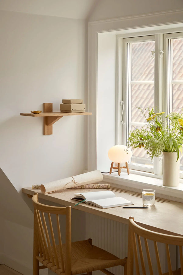 FDB Møbler B100 hylly kapea tammi FDB Møbler