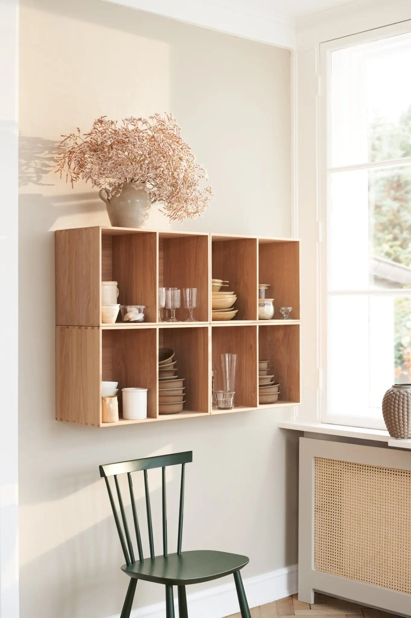 FDB Møbler B98 lokerikko pieni tammi - Laatukaluste