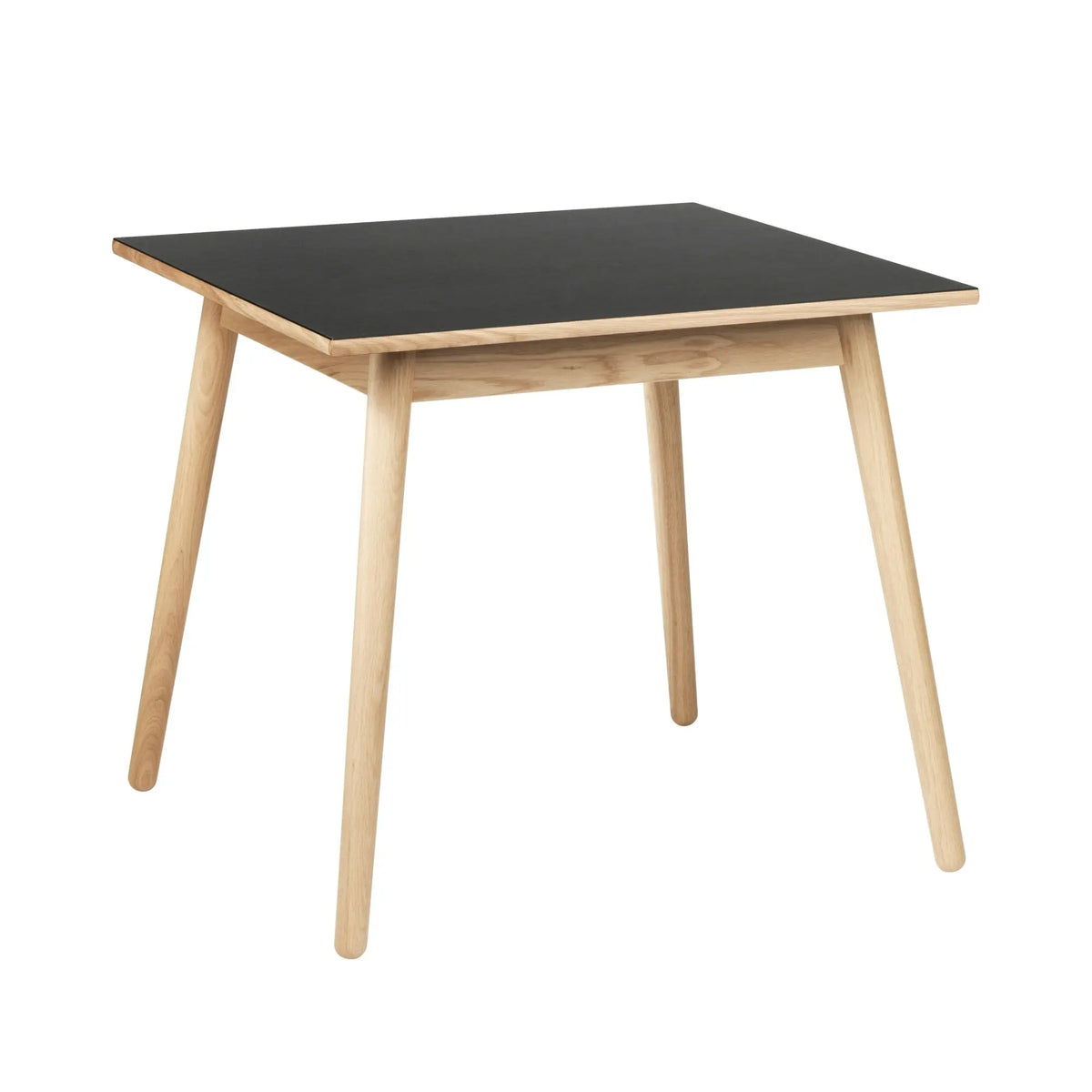 FDB Møbler C35A pöytä tammi/musta - Laatukaluste