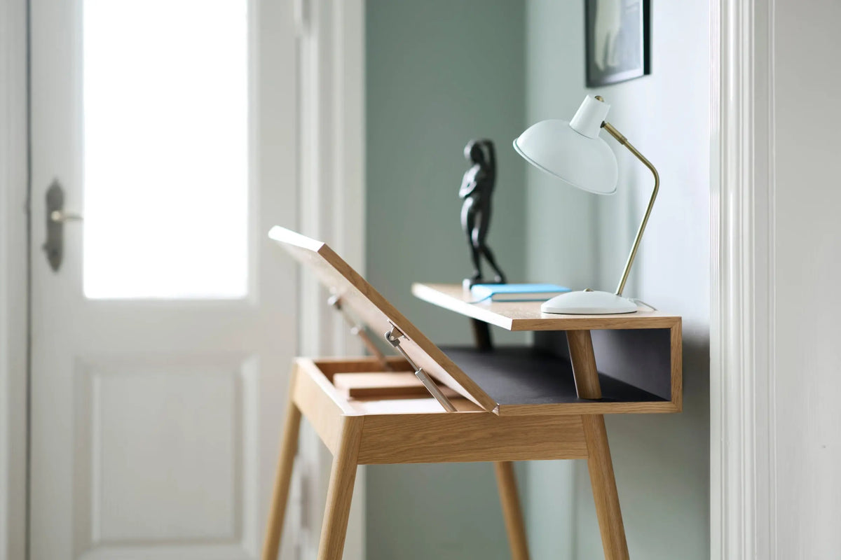 FDB Møbler C68 työpöytä tammi/musta FDB Møbler