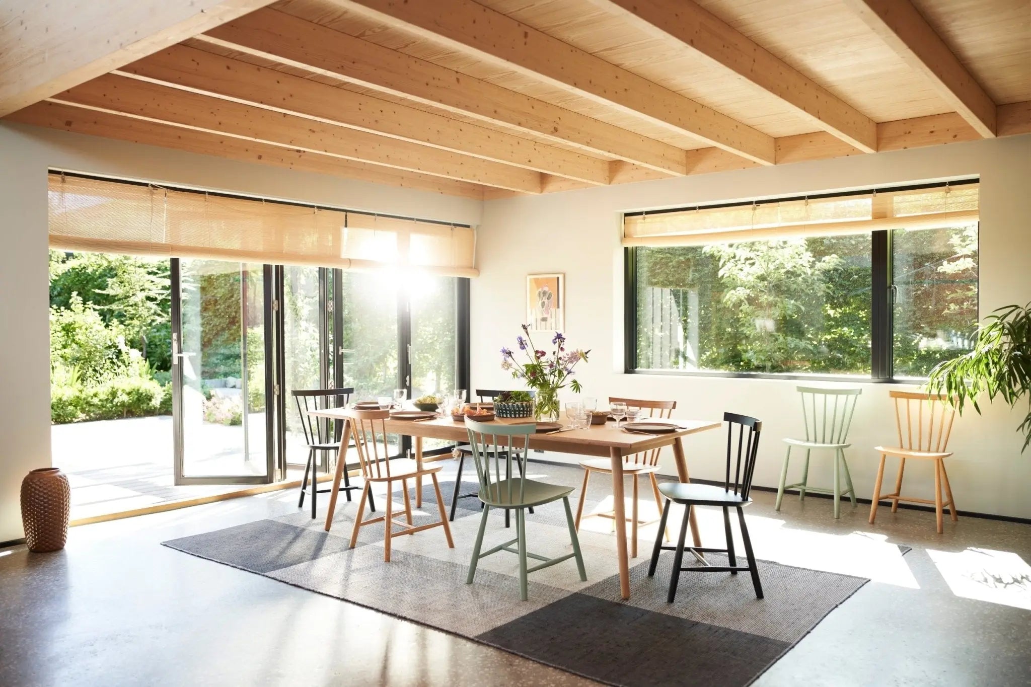 FDB Møbler J46 tuoli harmaa - Laatukaluste