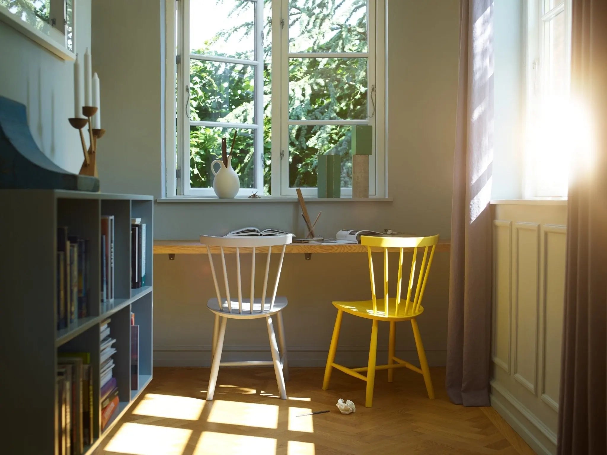 FDB Møbler J46 tuoli valkoinen - Laatukaluste