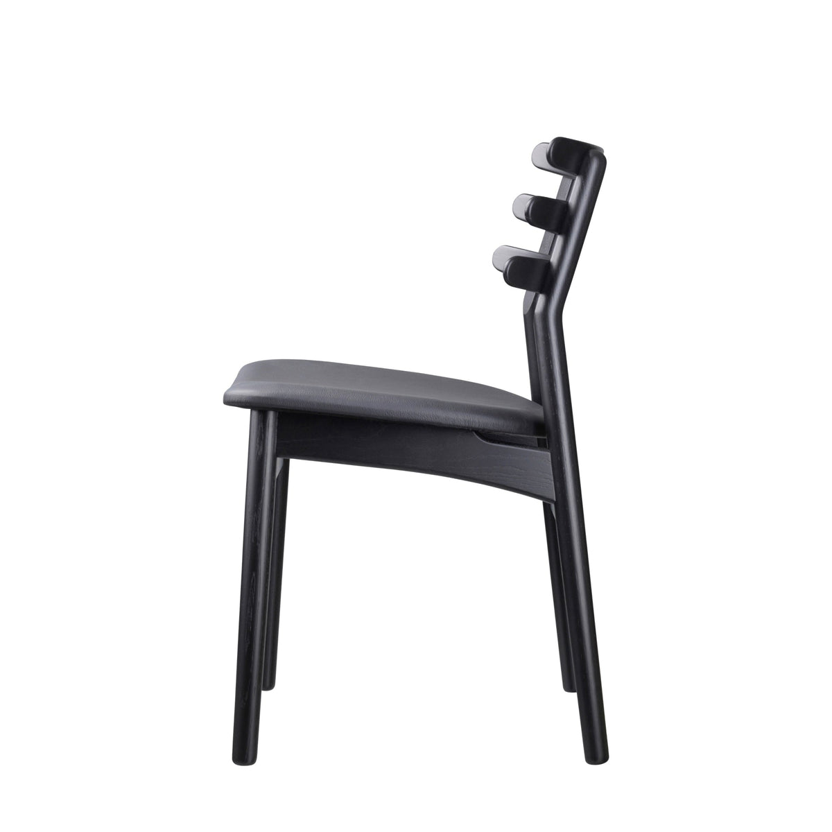 FDB Møbler J48 tuoli musta/musta - Laatukaluste