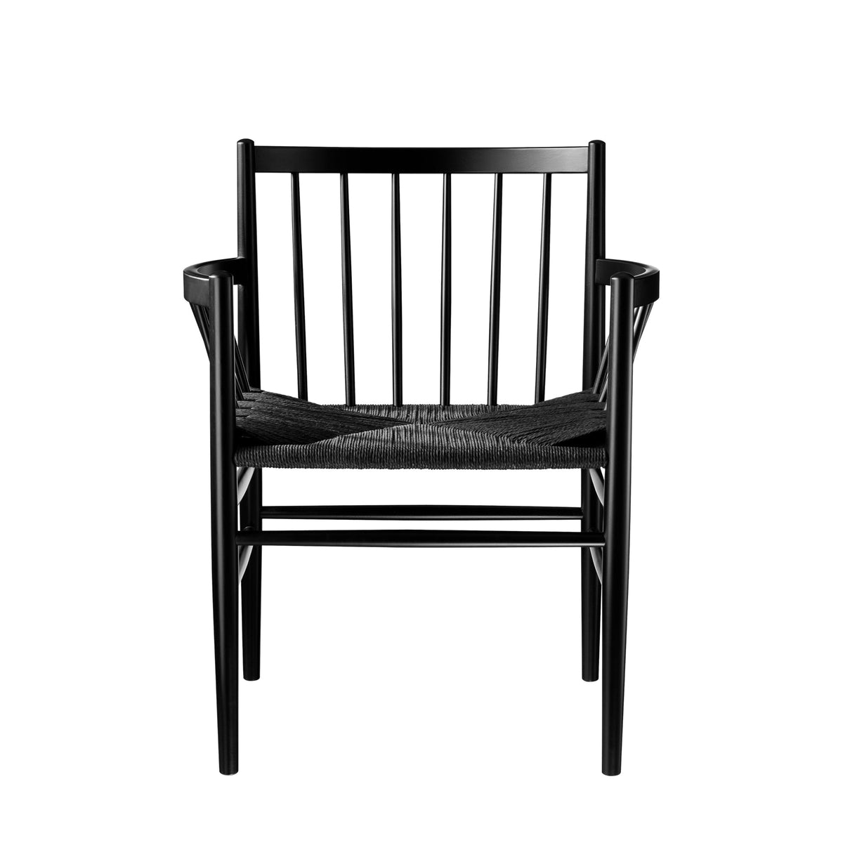 FDB Møbler J81 tuoli musta/musta - Laatukaluste