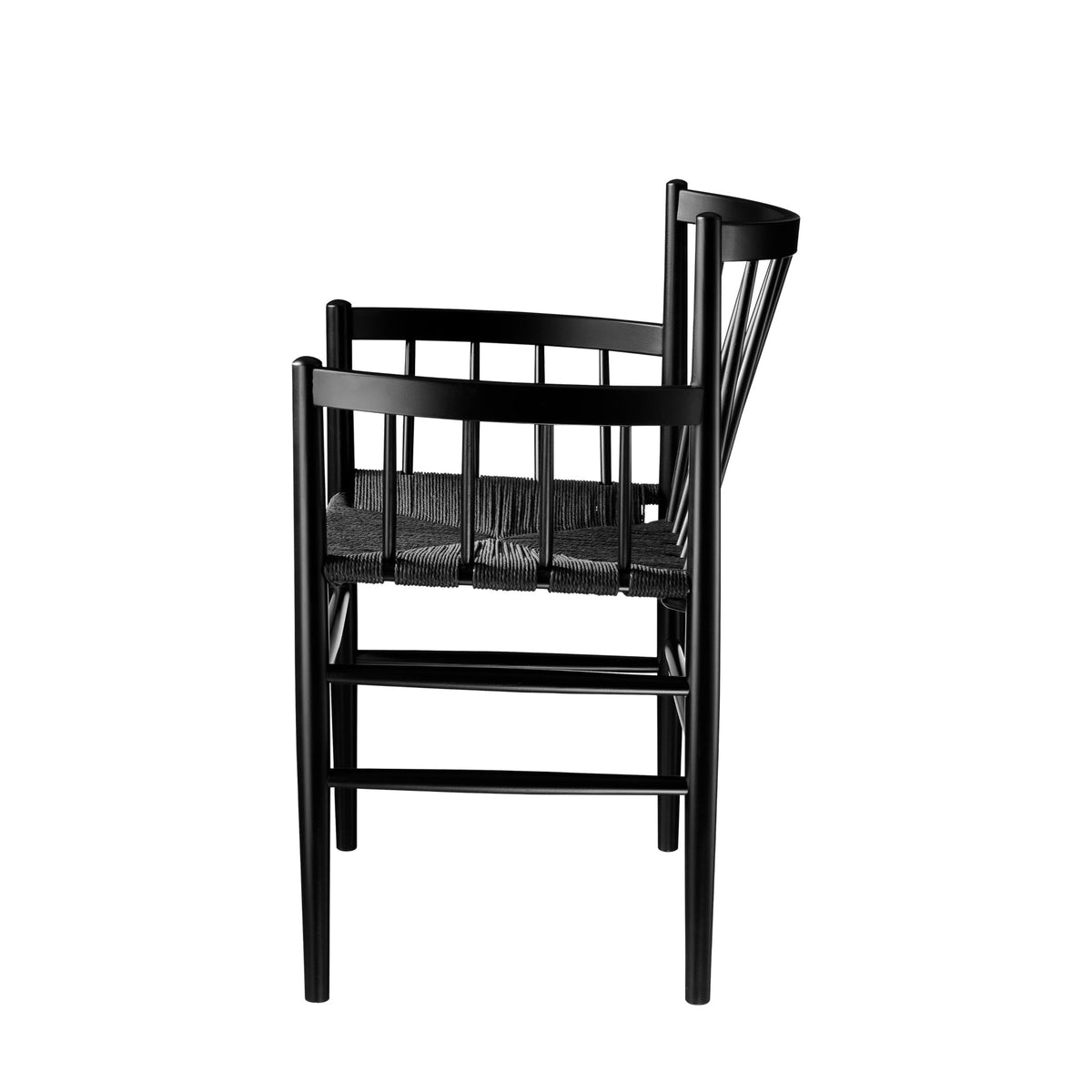 FDB Møbler J81 tuoli musta/musta - Laatukaluste