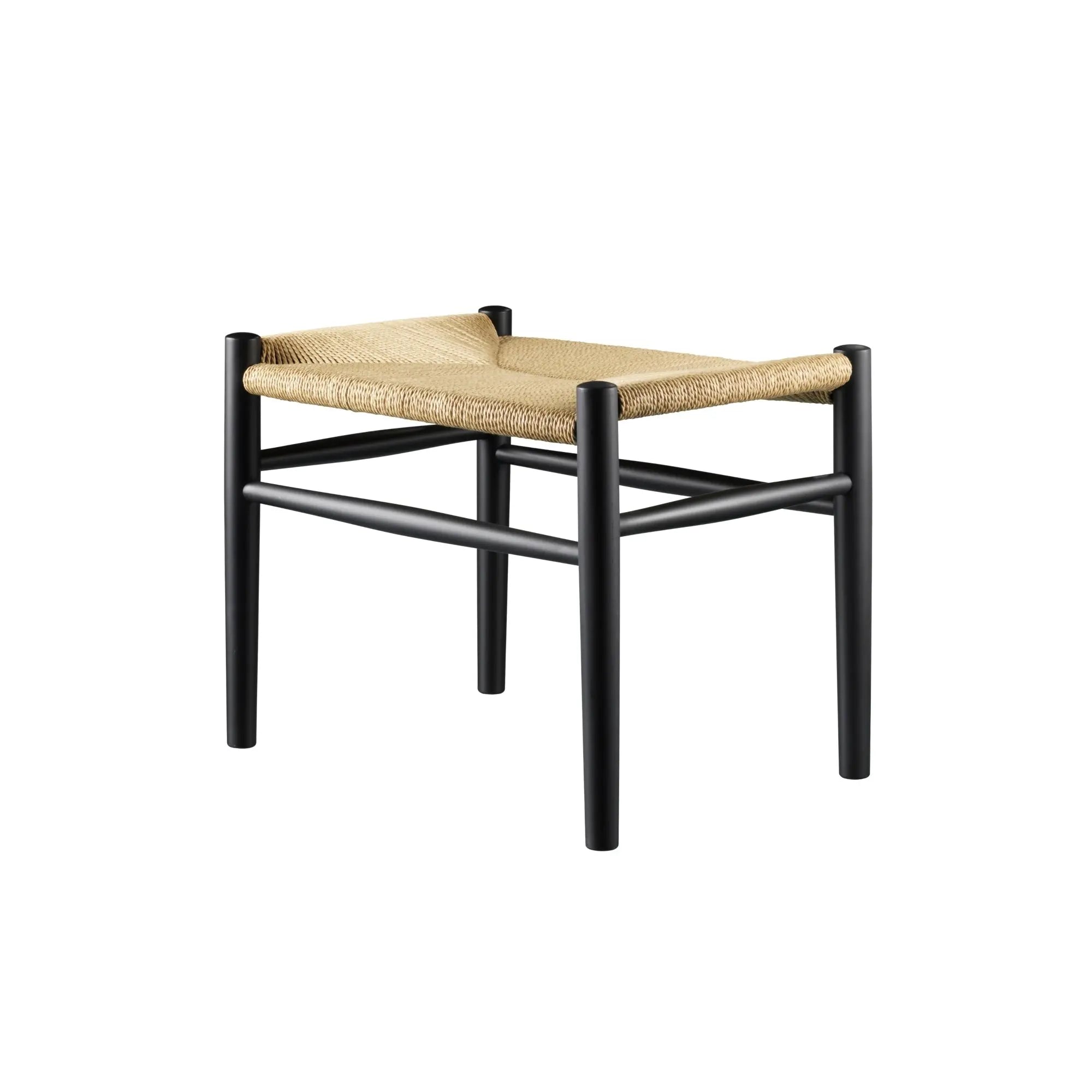 FDB Møbler J83 jakkara musta/luonnonväri - Laatukaluste