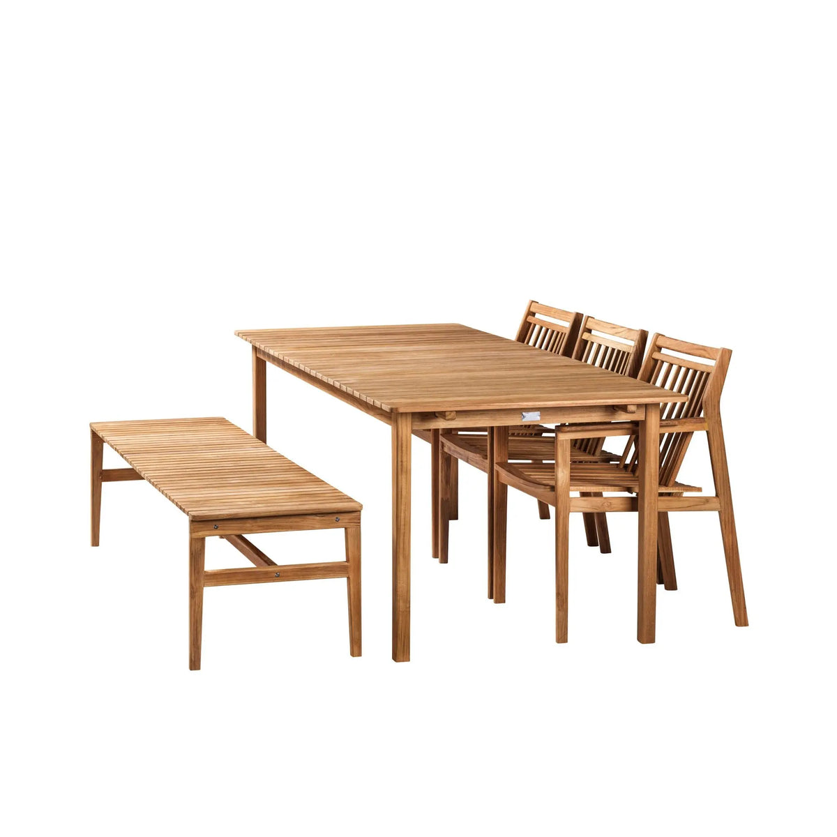 FDB Møbler M2 Sammen pöytä 220x90cm öljytty tiikki FDB Møbler