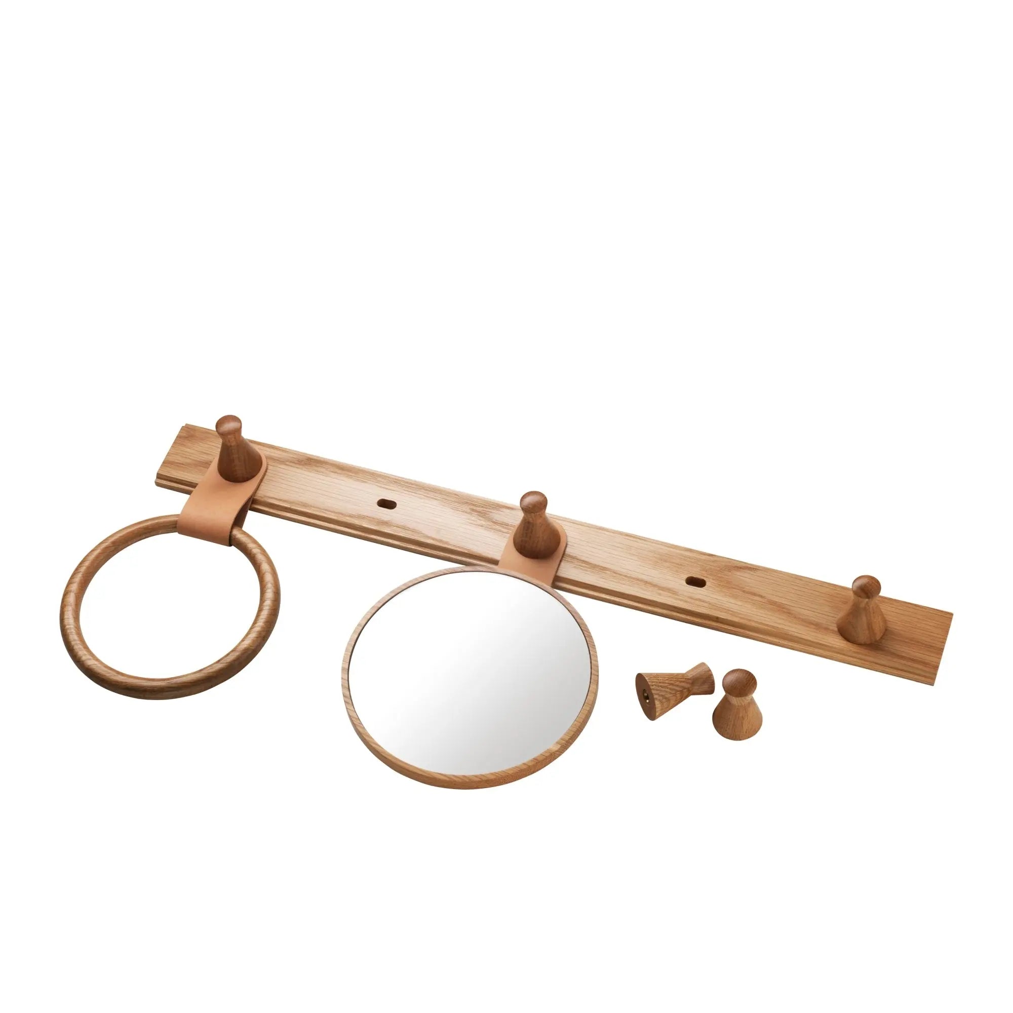 FDB Møbler Q3 Allé naulakko iso tammi - Laatukaluste