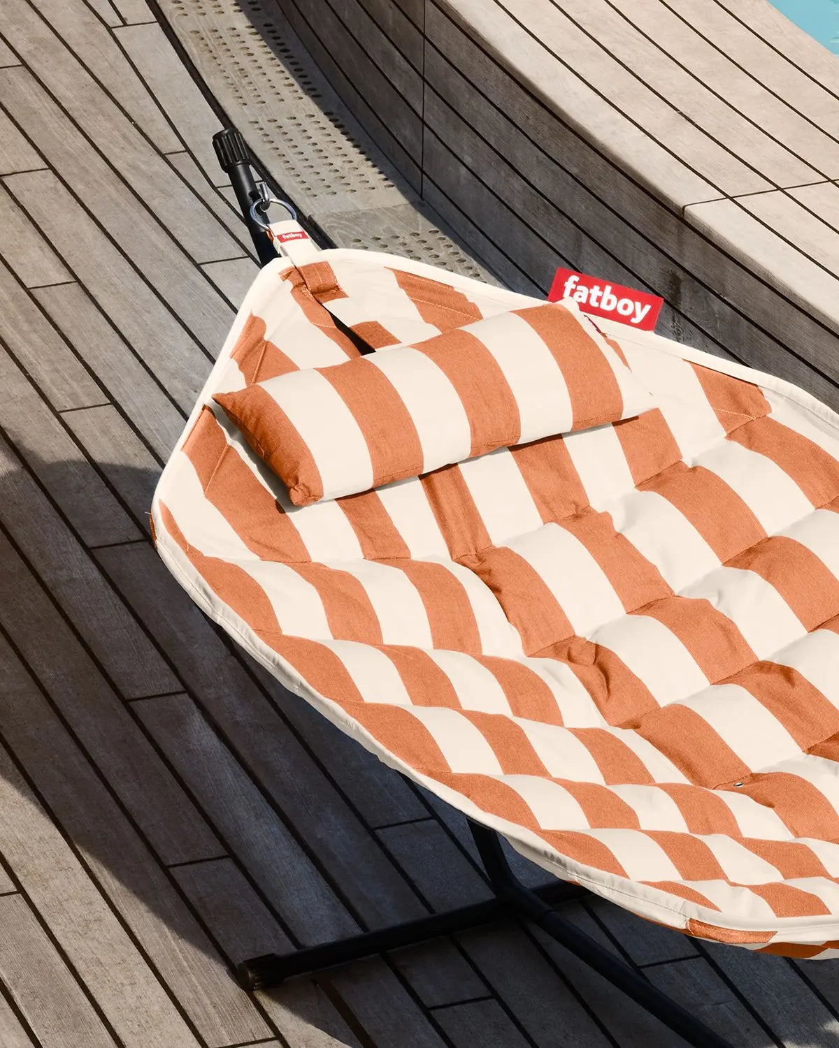 Fatboy Headdemock Superb tyyny stripe orange creme Fatboy