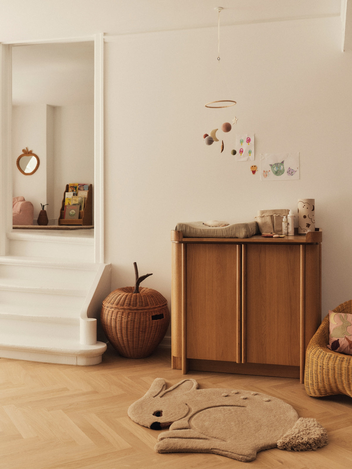 Ferm Living Rabbit tuftattu matto cashmere