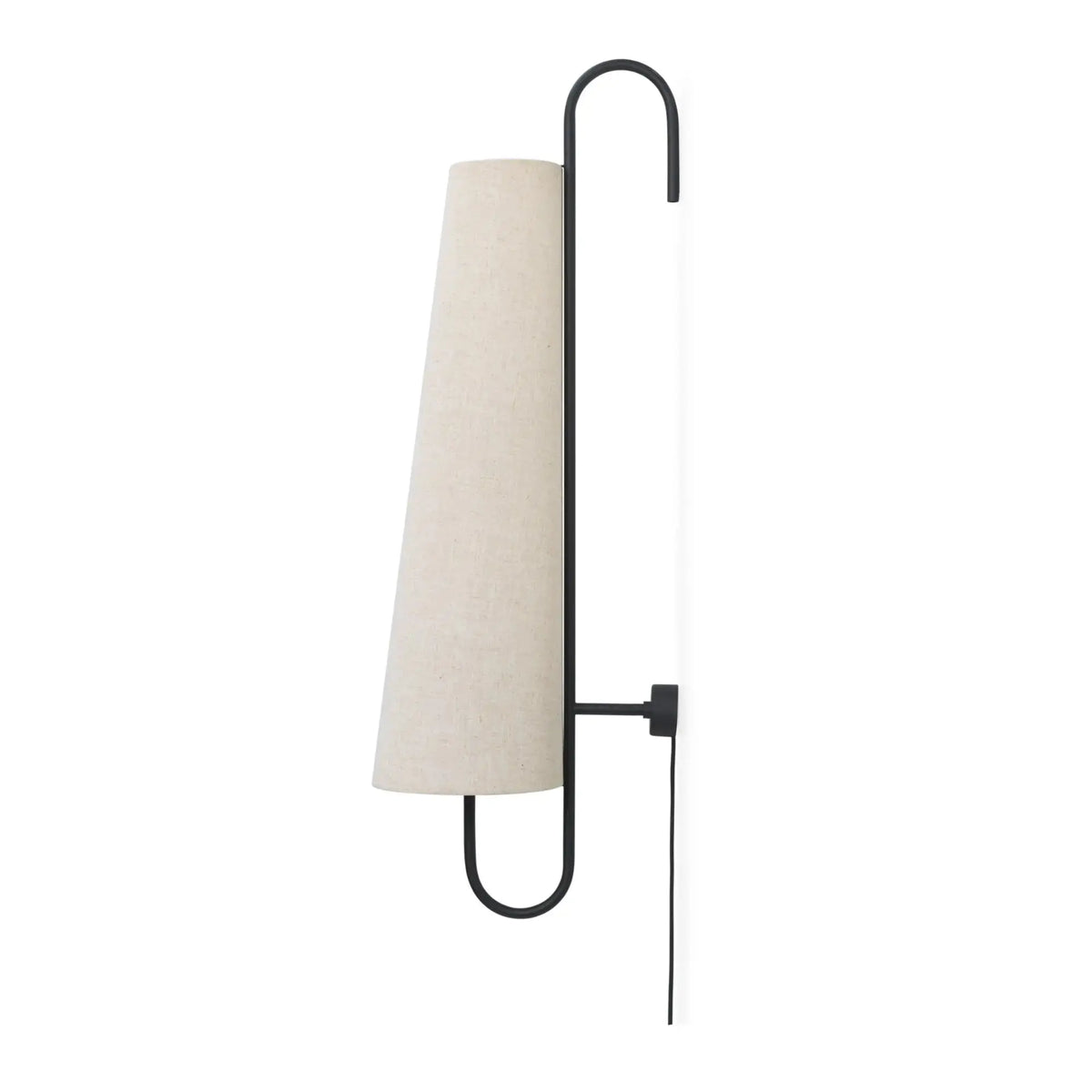 Ferm Living Ancora seinävalaisin musta Ferm Living