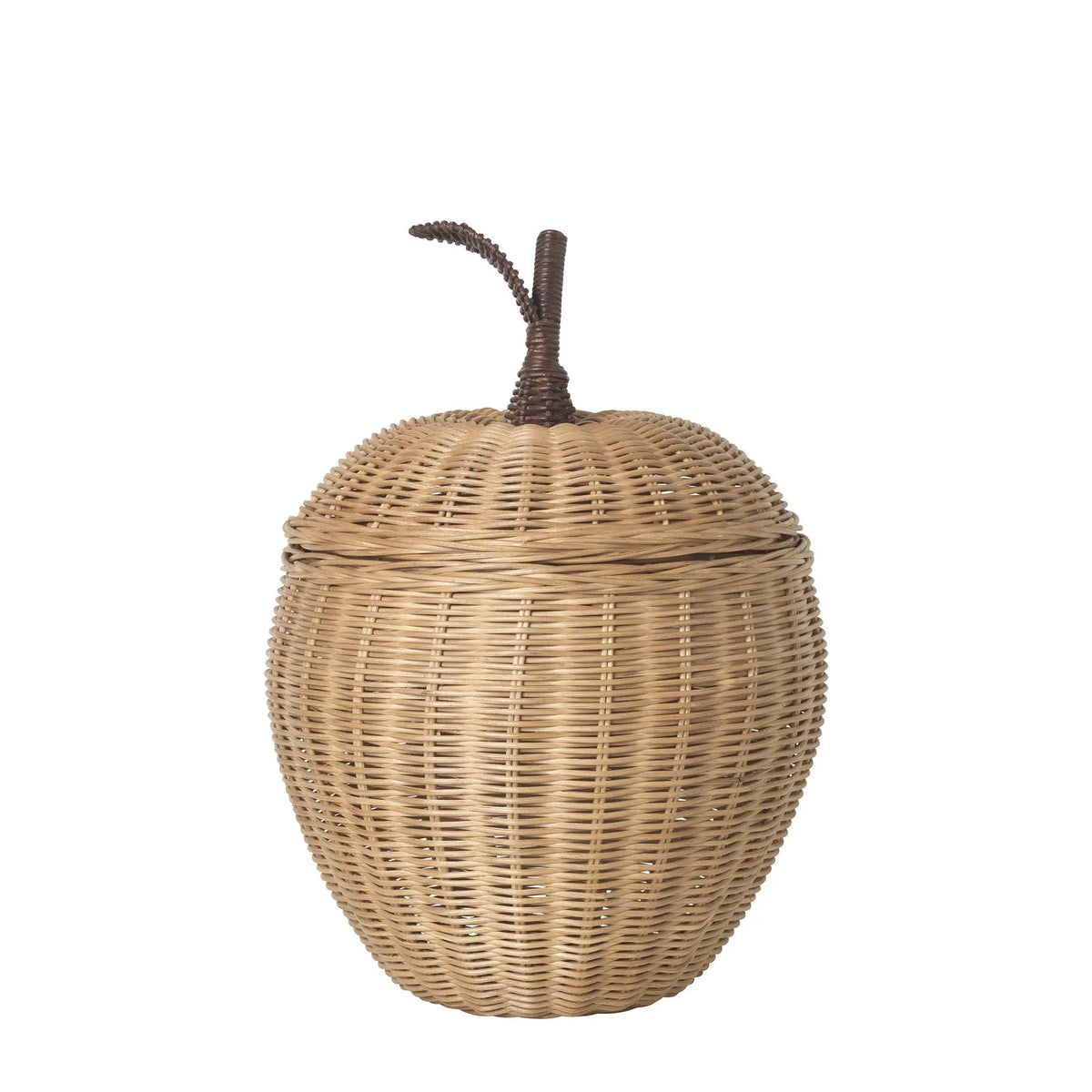 Ferm Living Apple punottu kori pieni - Laatukaluste