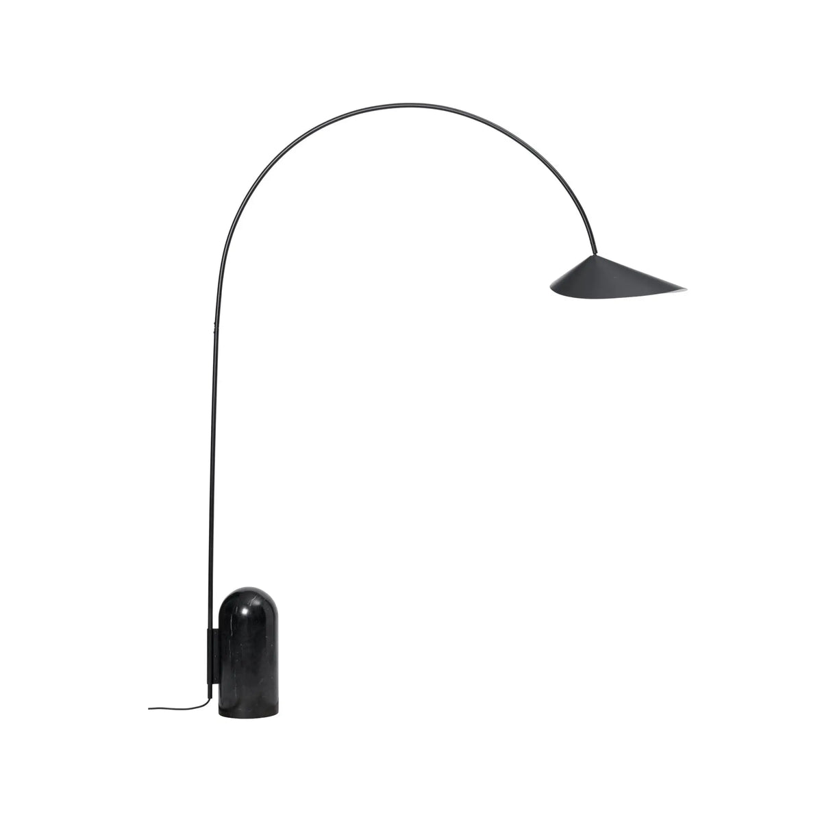 Ferm Living Arum Arched lattiavalaisin musta Ferm Living
