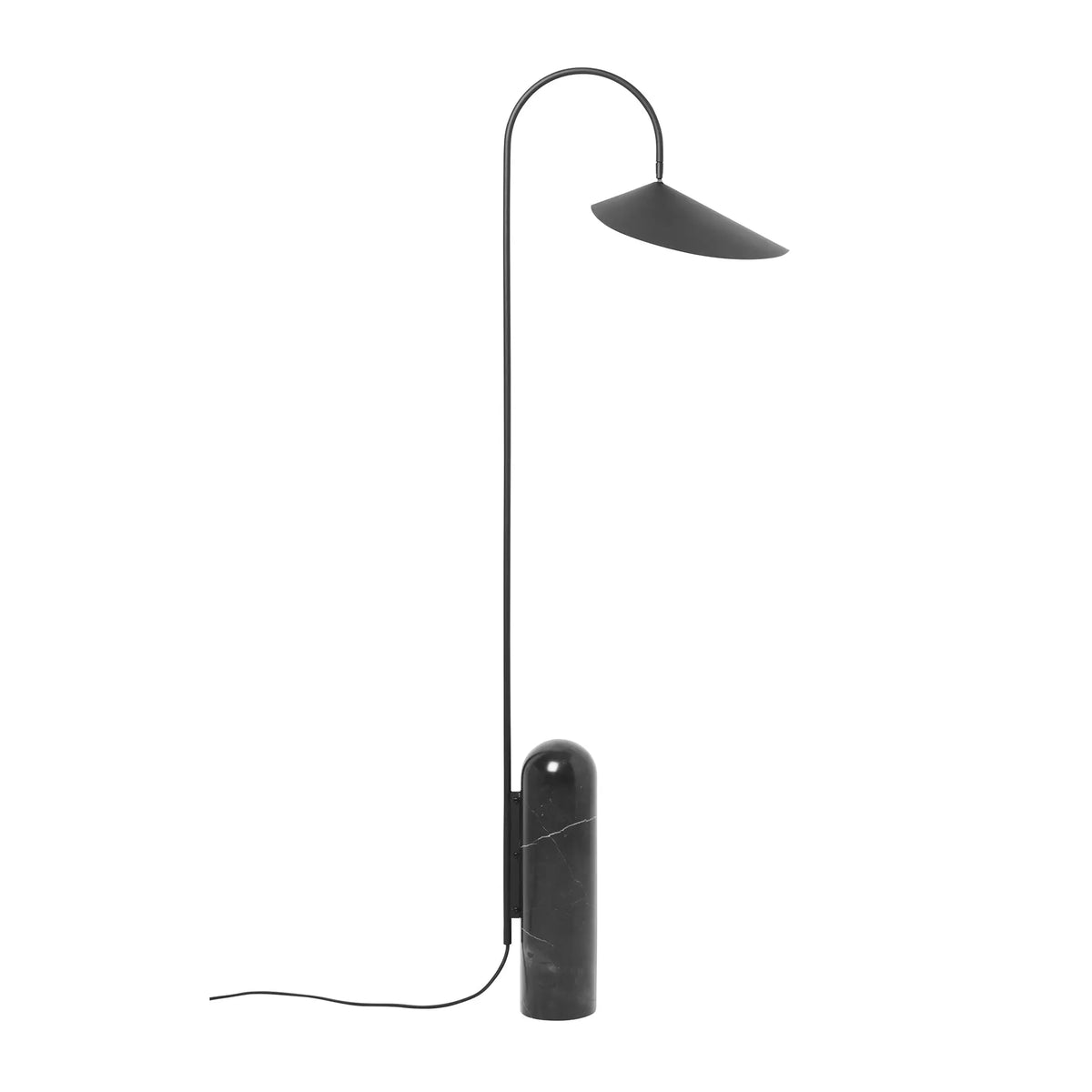 Ferm Living Arum lattiavalaisin musta - Laatukaluste