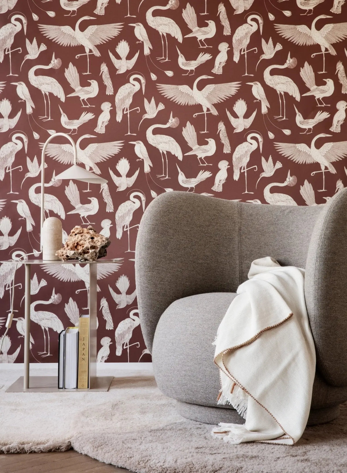 Ferm Living Arum pöytävalaisin cashmere - Laatukaluste