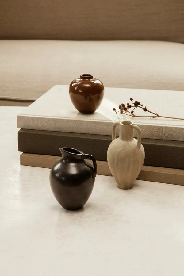 Ferm Living Ary L mini maljakko hiekka - Laatukaluste