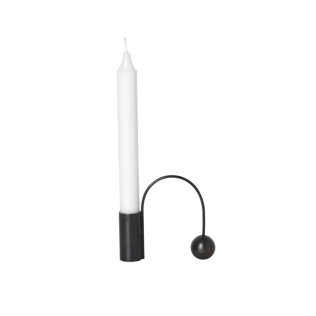 Ferm Living Balance kynttilänjalka musta - Laatukaluste