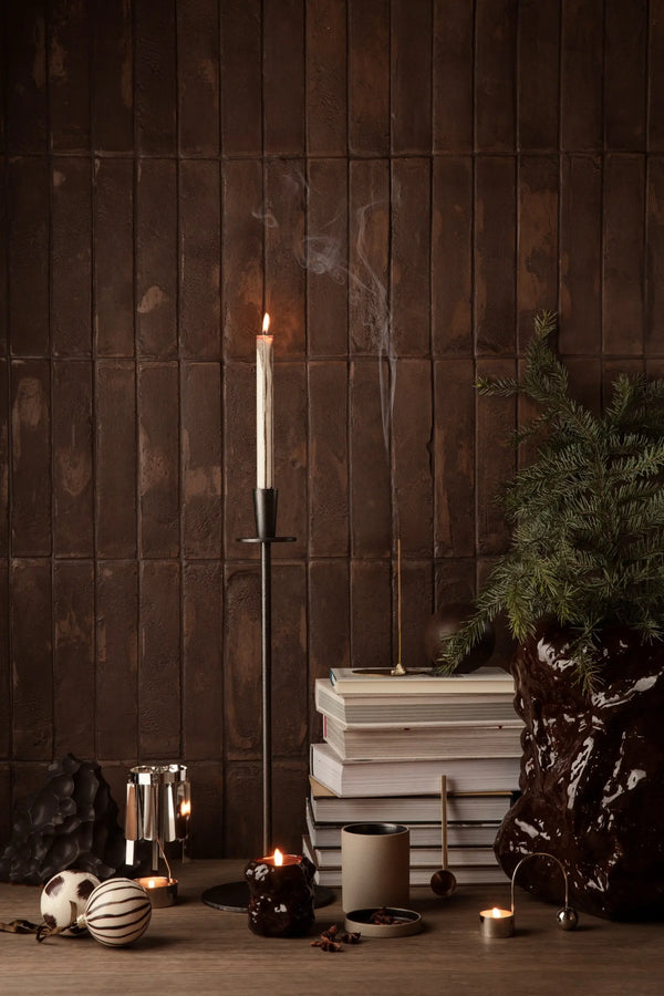 Ferm Living Balance tuikkukynttilänjalka messinki Ferm Living