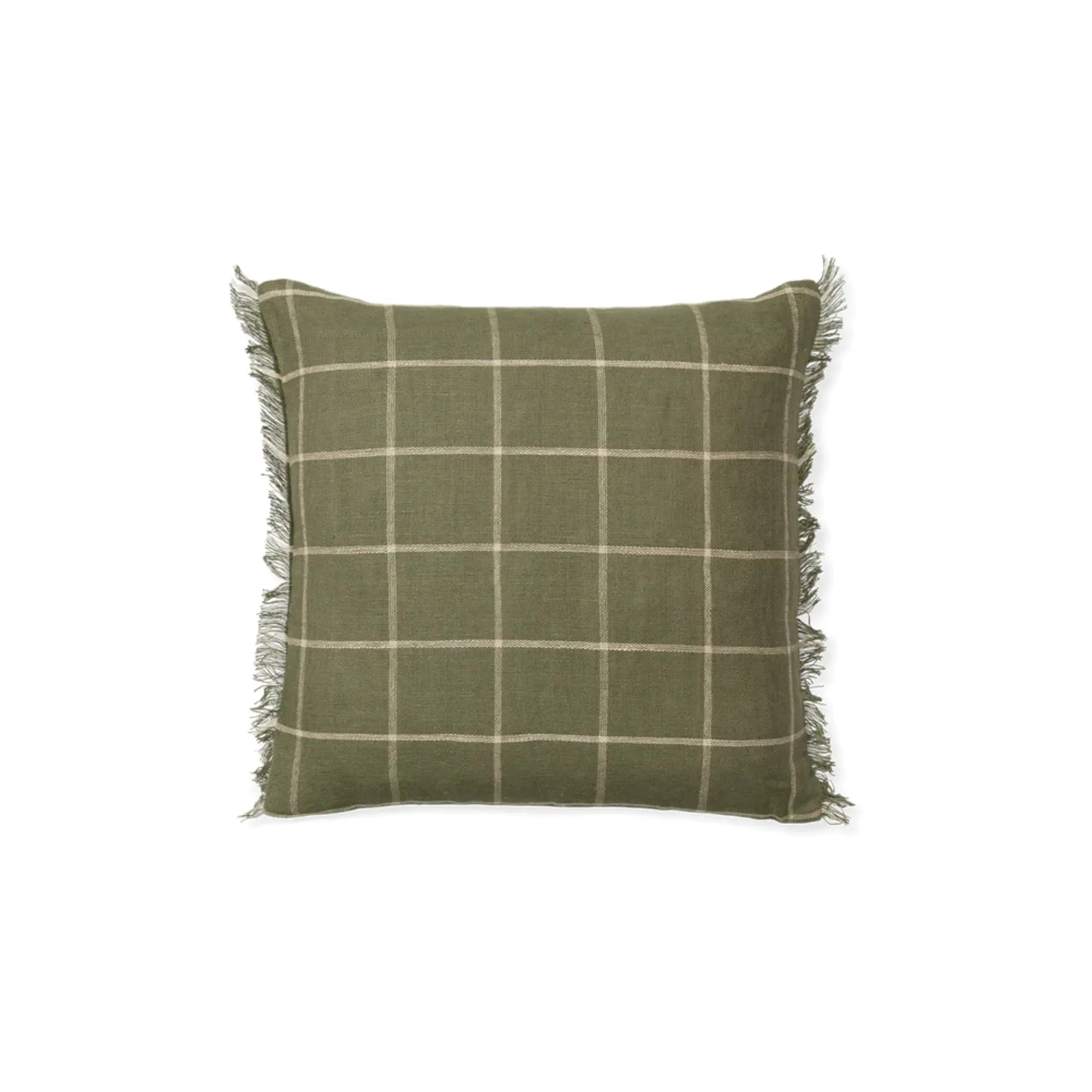 Ferm Living Calm tyyny 50x50 oliivi Ferm Living