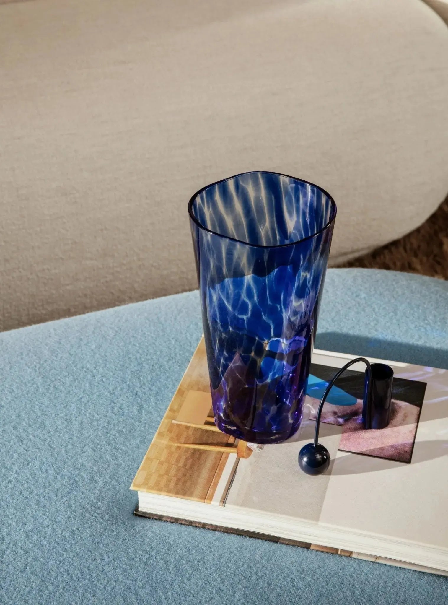 Ferm Living Casca vase blue