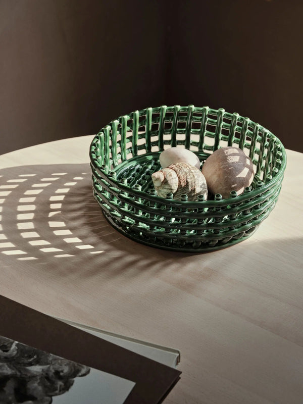 Ferm Living Ceramic Centrepiece kulho vihreä Ferm Living