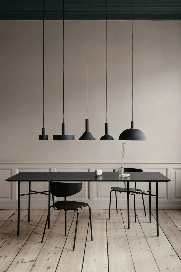Ferm Living Disc varjostin musta - Laatukaluste