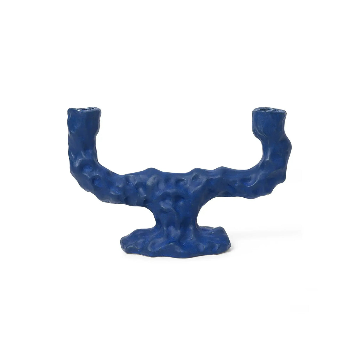 Ferm Living Dito kynttilänjalka sininen - Laatukaluste