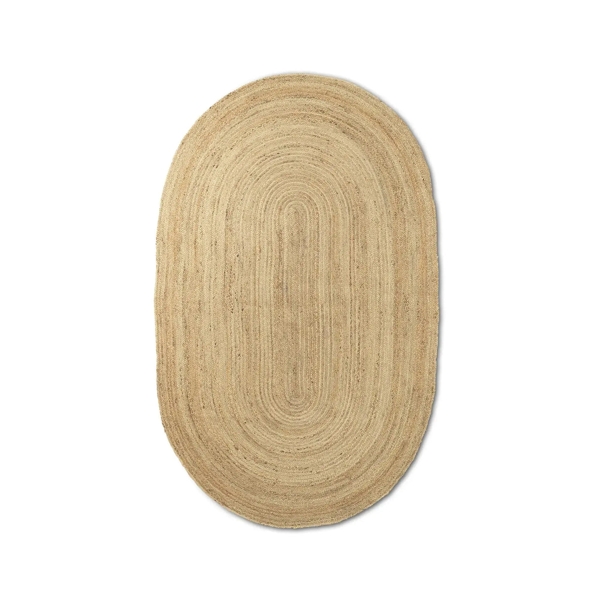 Ferm Living Eternal Oval juuttimatto 140x200 natural - Laatukaluste