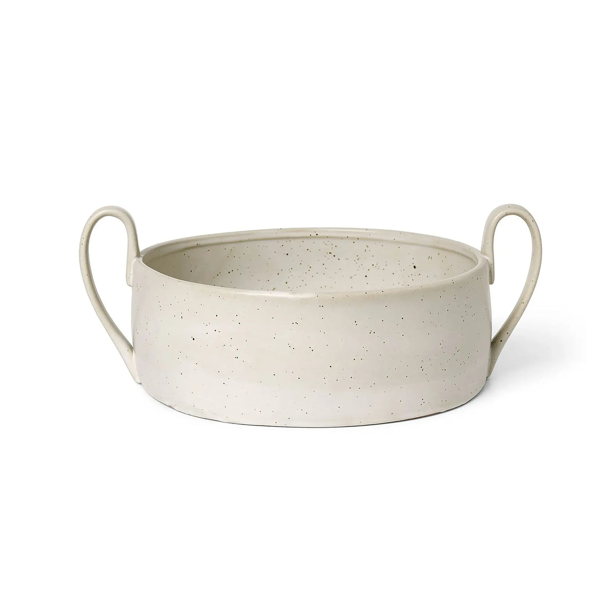 Ferm Living Flow Centrepiece tarjoiluastia luonnonvalkoinen - Laatukaluste
