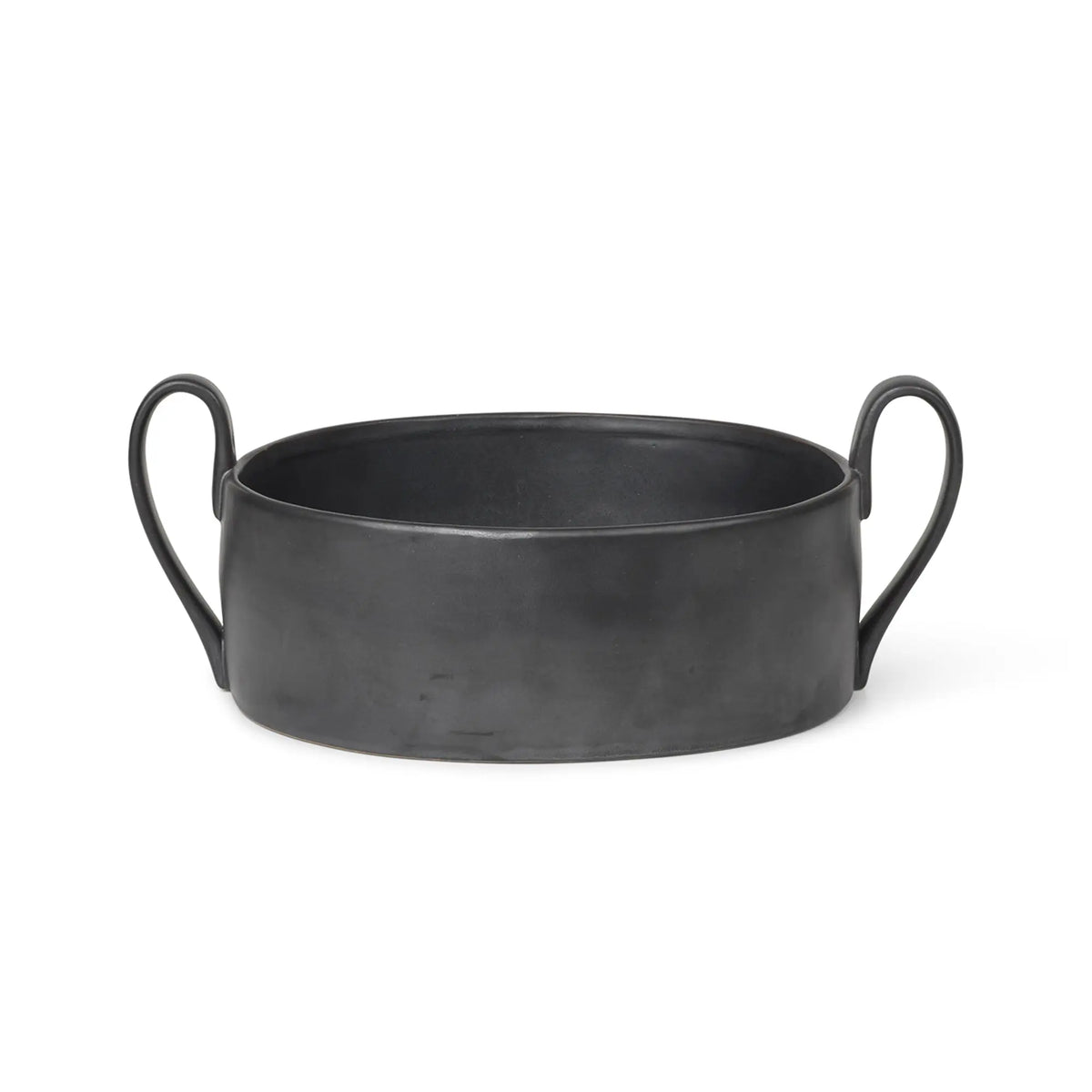 Ferm Living Flow Centrepiece tarjoiluastia musta - Laatukaluste