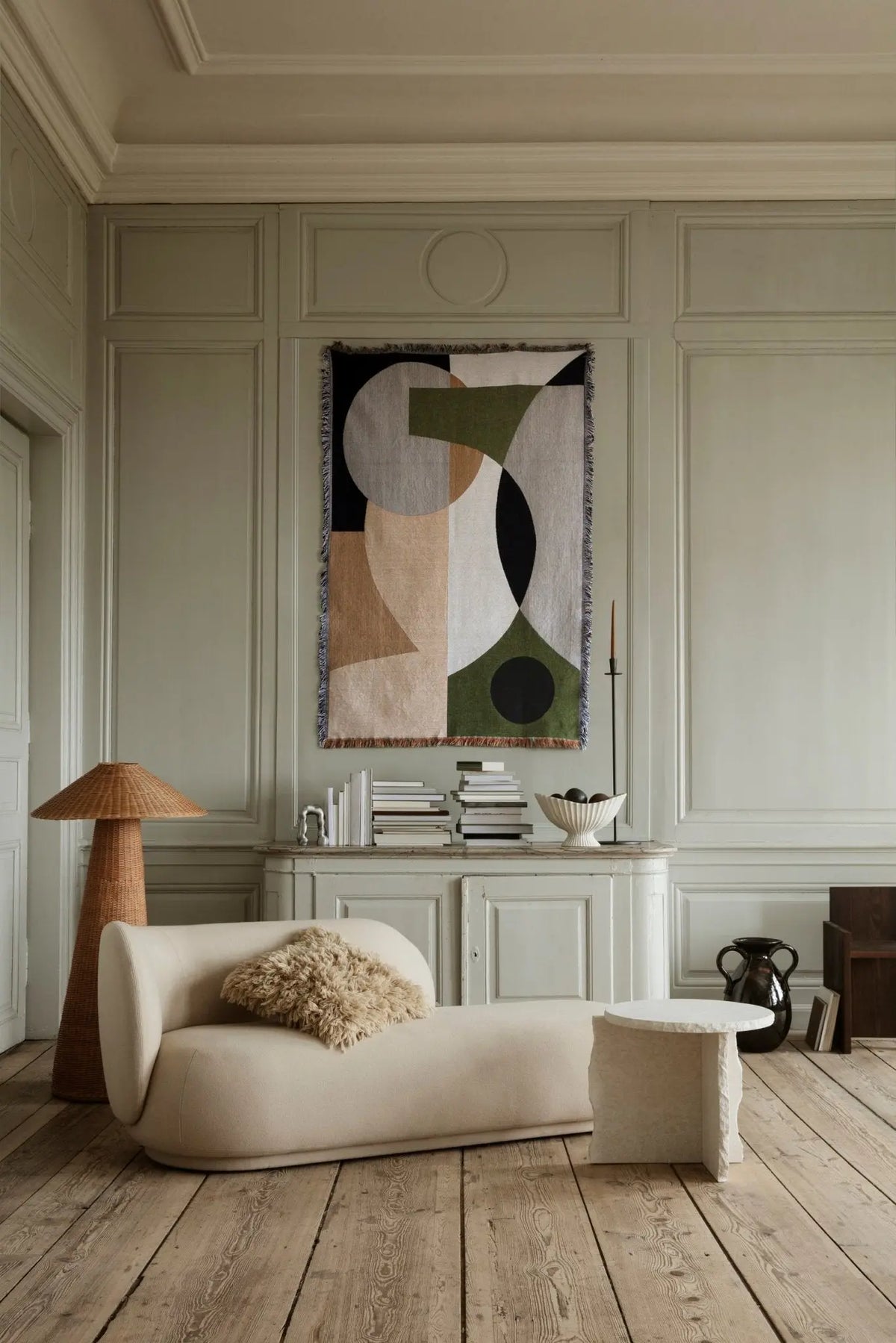 Ferm Living Fountain Centrepiece kulho luonnonvalkoinen - Laatukaluste