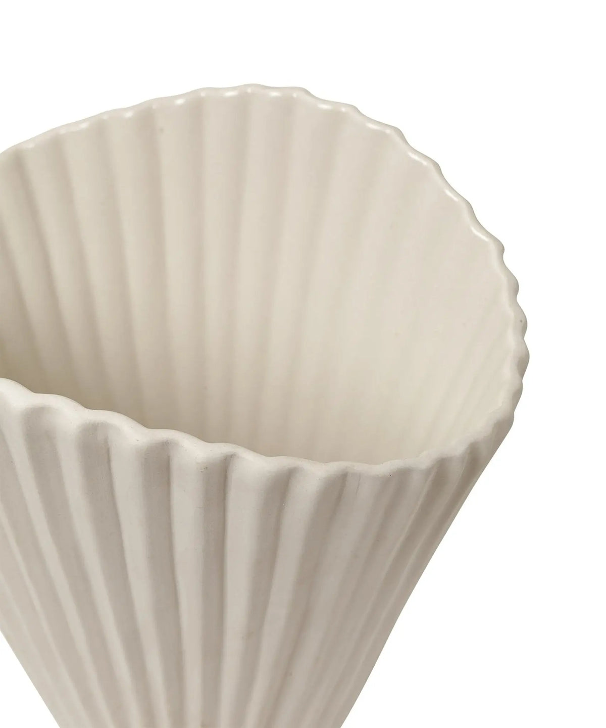 Ferm Living Fountain maljakko luonnonvalkoinen - Laatukaluste