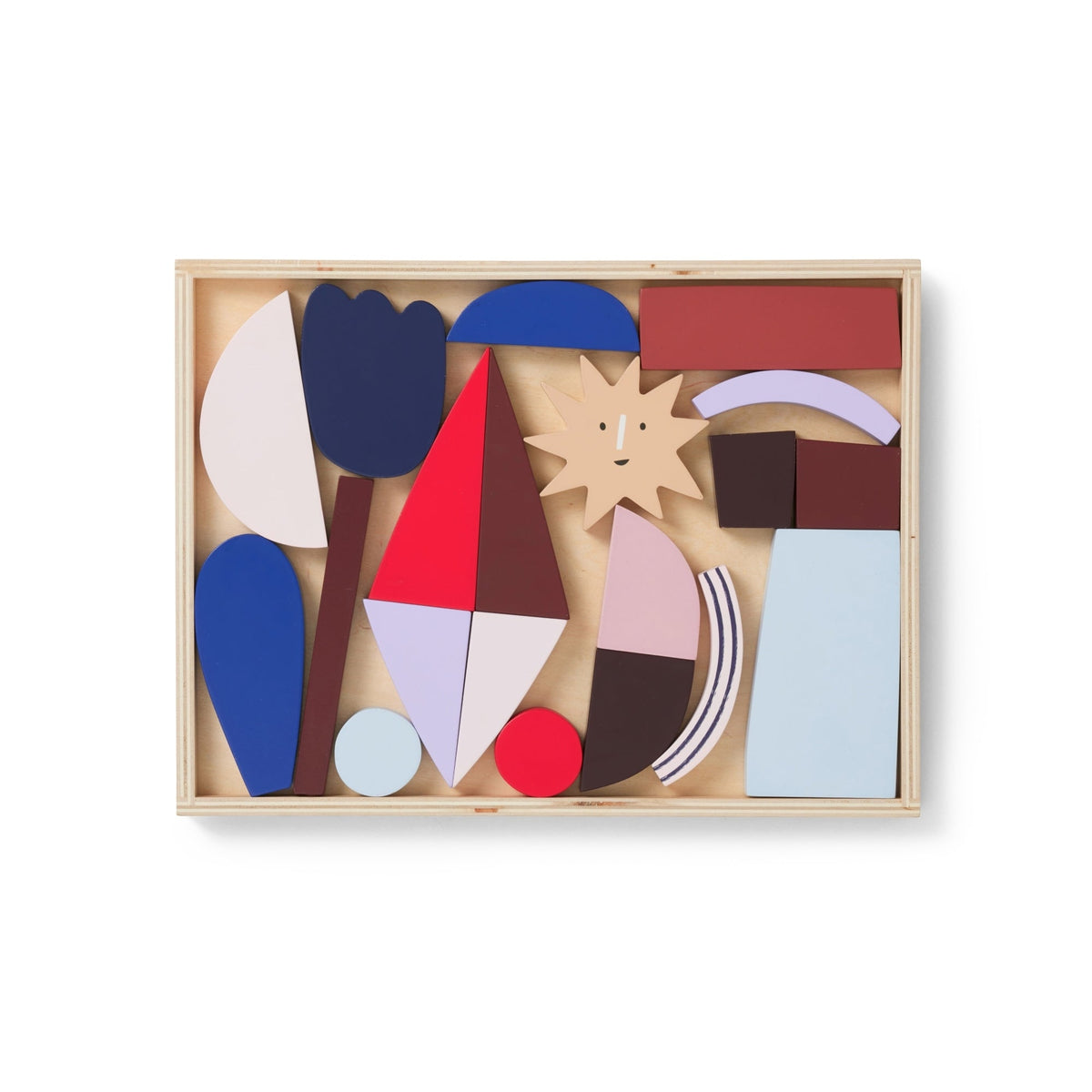 Ferm Living Frame Art Blocks rakennuspalikat - Laatukaluste