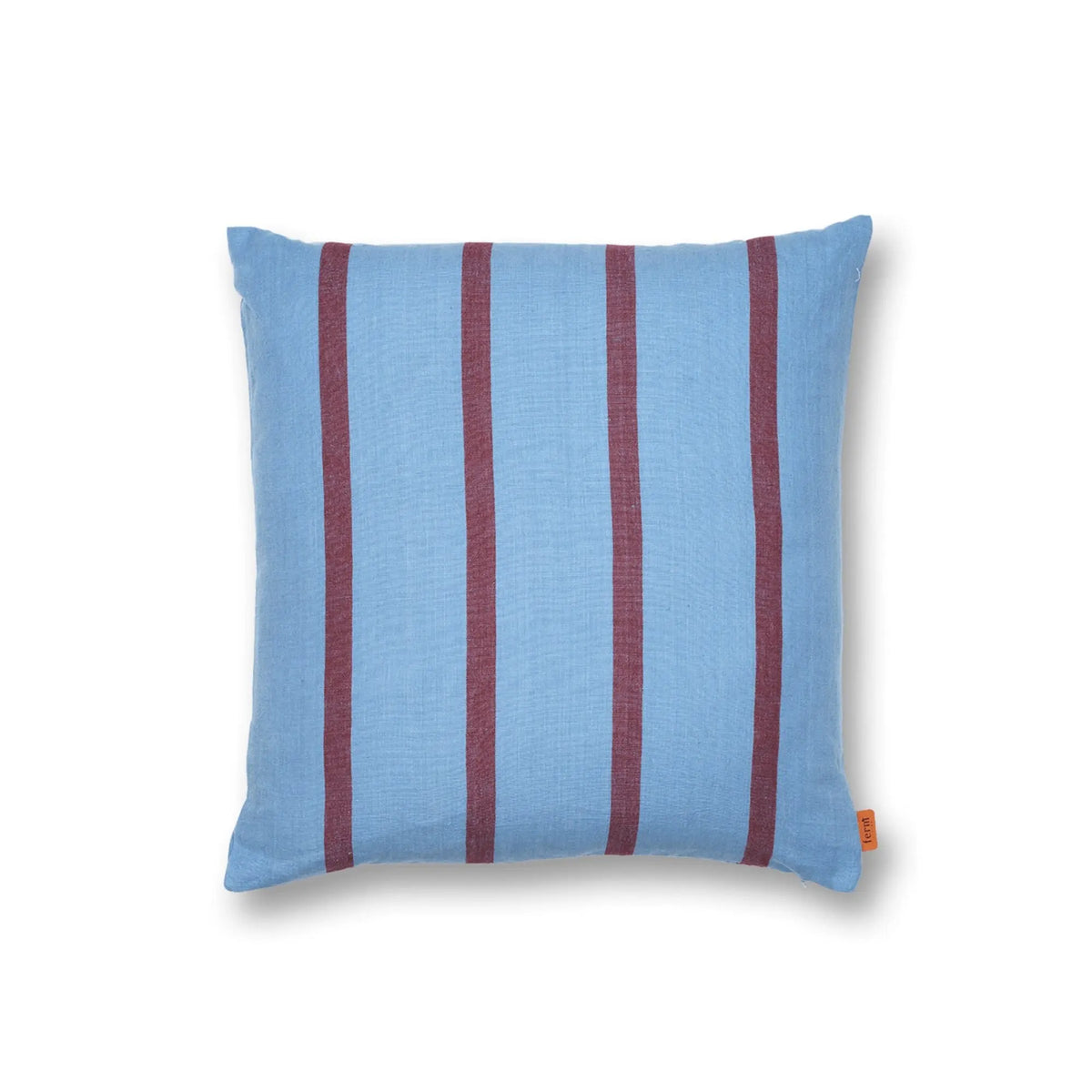 Ferm Living Grand tyynynpäällinen vaaleansininen/burgundi - Laatukaluste