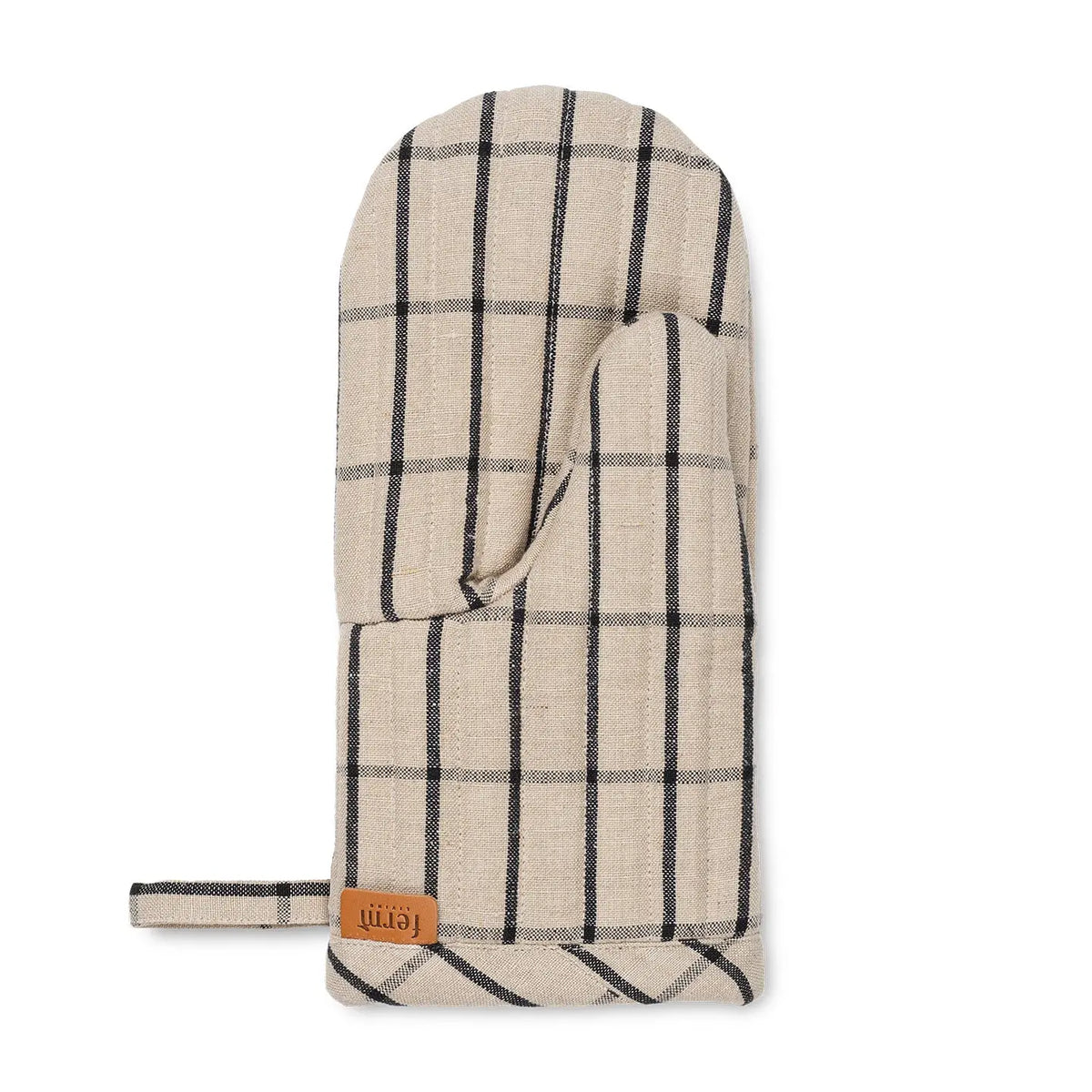 Ferm Living Hale patakinnas hiekka/musta - Laatukaluste