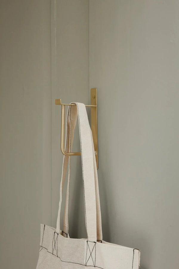 Ferm Living Hang Rack seinänaulakko messinki - Laatukaluste