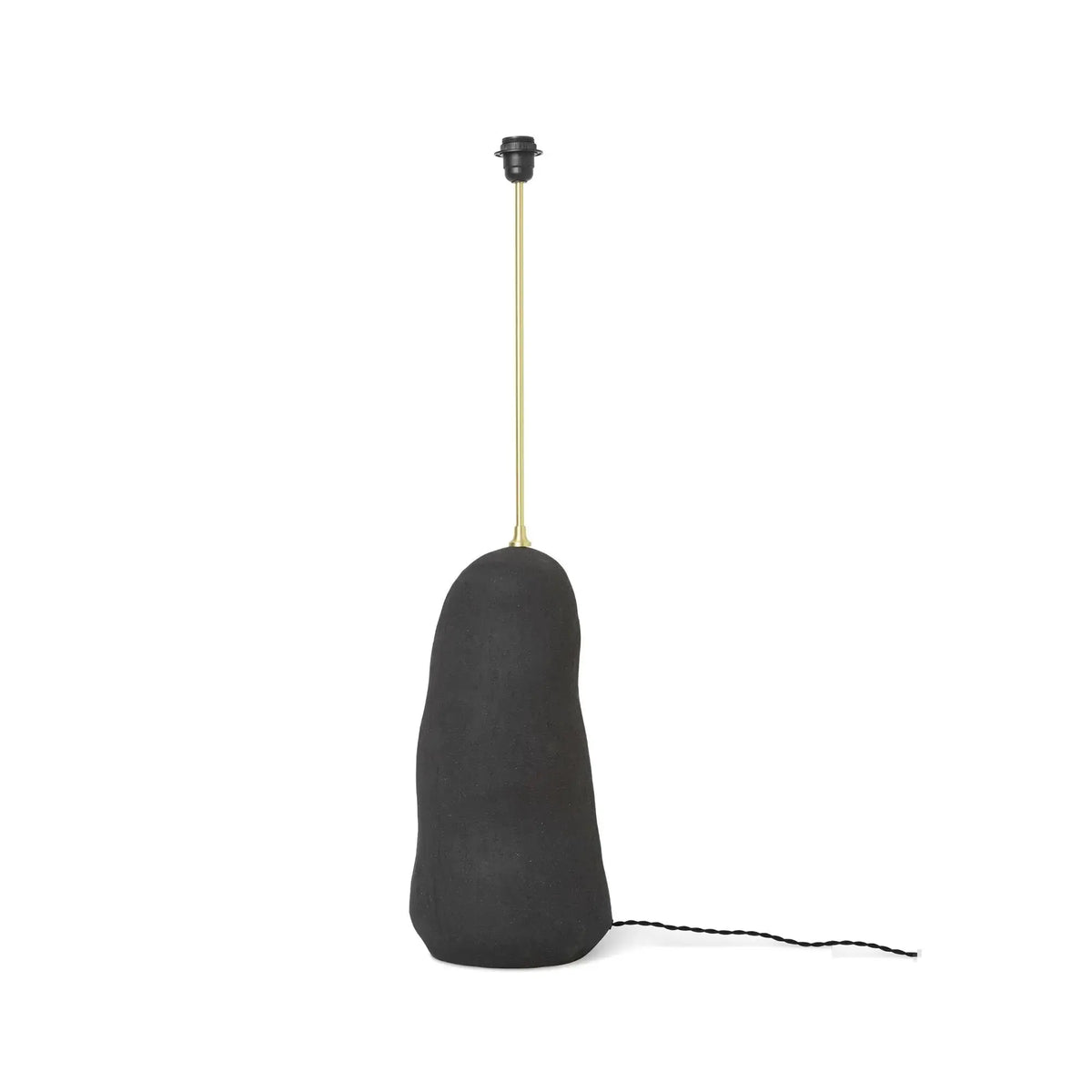 Ferm Living Hebe jalka L tummanharmaa - Laatukaluste