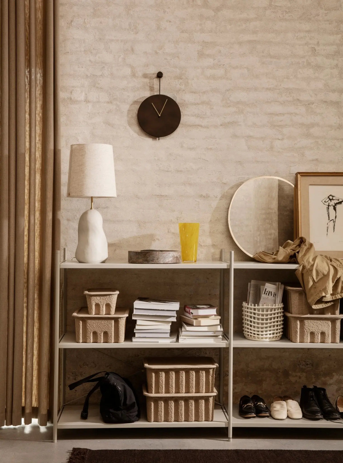 Ferm Living Hebe jalka M valkoinen - Laatukaluste