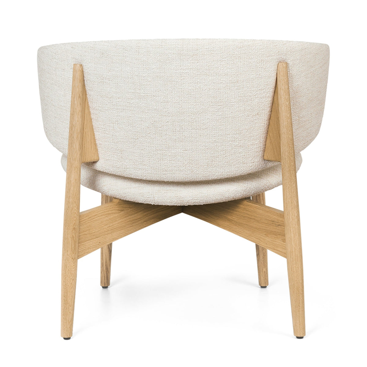 Ferm Living Herman lepotuoli tammi/valkoinen - Laatukaluste