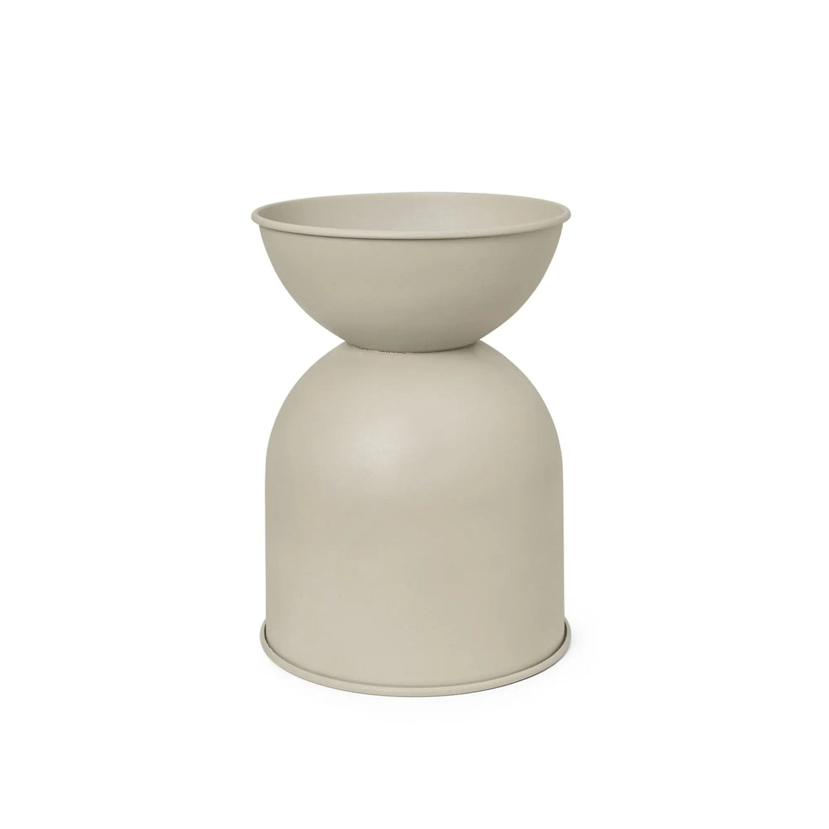 Ferm Living Hourglass L ruukku cashmere - Laatukaluste