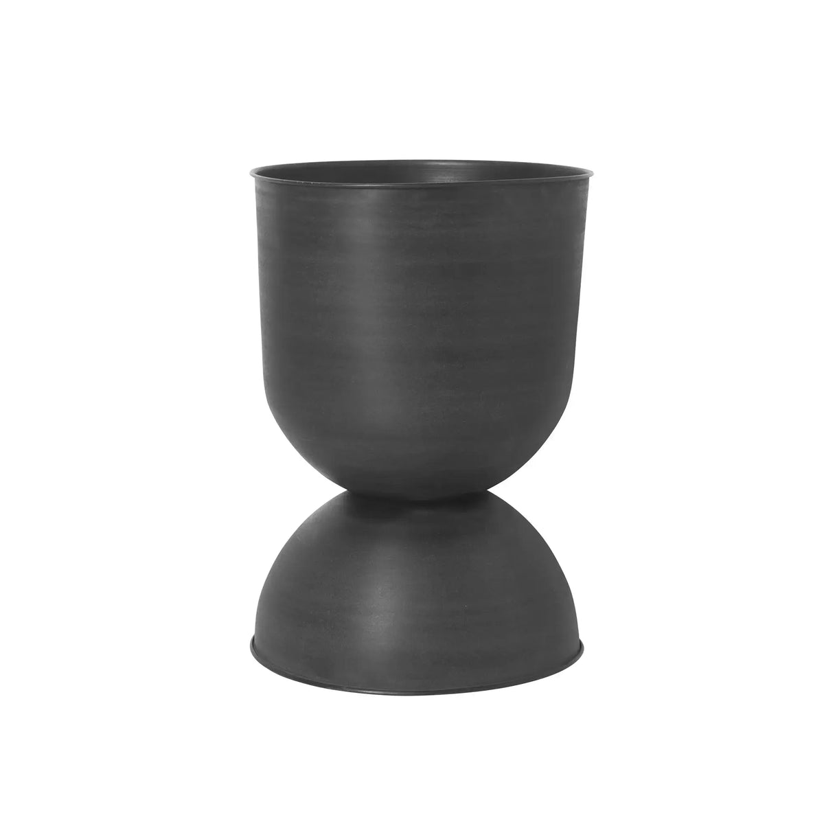 Ferm Living Hourglass L ruukku musta - Laatukaluste