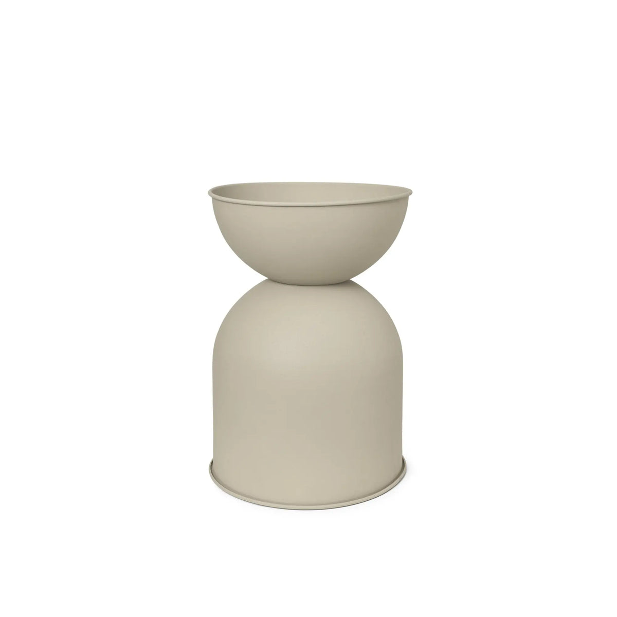 Ferm Living Hourglass M ruukku cashmere - Laatukaluste