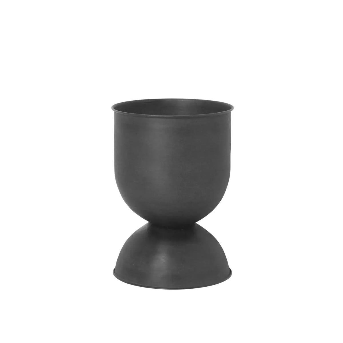 Ferm Living Hourglass M ruukku musta - Laatukaluste