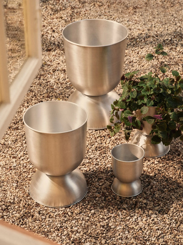 Ferm Living Hourglass ruukku S alumiini Ferm Living